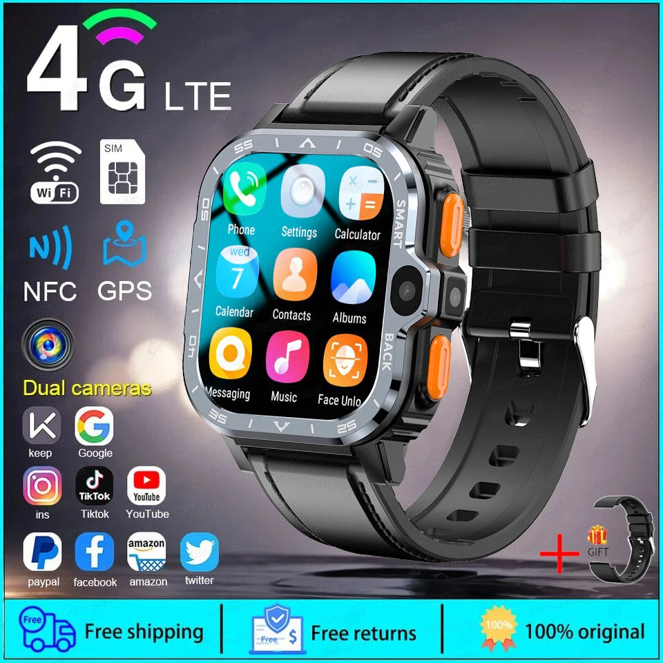 Android WhatsApp Smart 5G Video Voice SOS Call Camera Watch GPS WIFI Trace Locate SIM Card Phone Smart Watch For Huawei Xiaomi