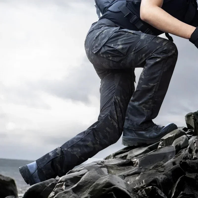 Tactical Cargo Pants Men Combat Trousers Army Military Pants Multiple Pockets Working Hiking Casual Men's Trousers Plus Size