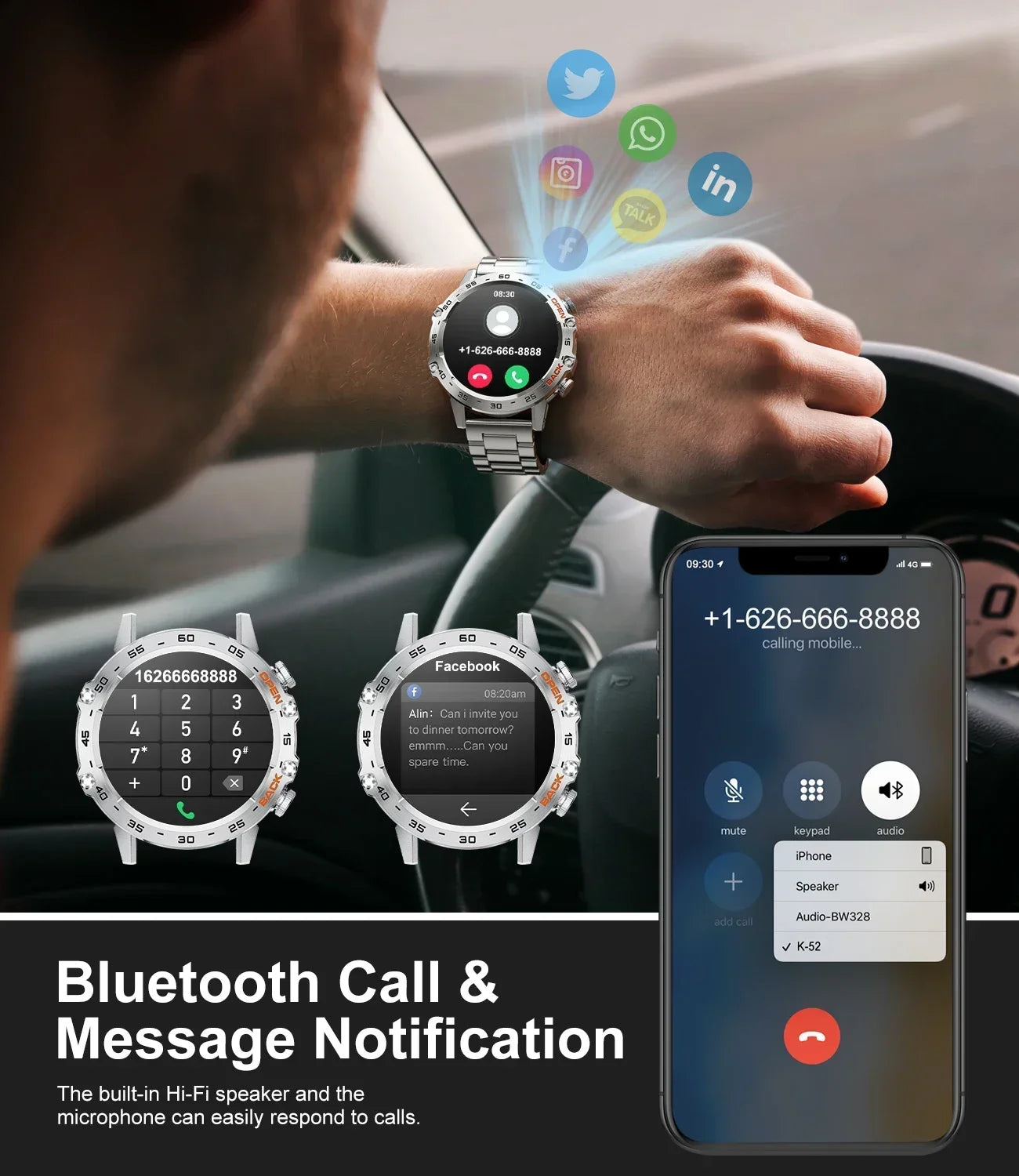 Xiaomi 1.39" Bluetooth Call Smart Watch Outdoor Sport Fitness Heart Rate Health Monitoring Smartwatch For Android IOS Phone