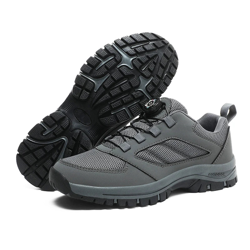 Men'S Sports Shoes Rotating Buckle Comfortable Hiking Anti Slip Sports Shoes Plus Size Men'S Shoes