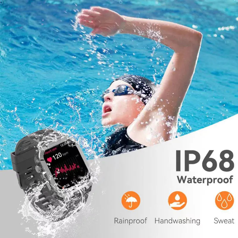 Smart Watch Waterproof Smartwatches for Men Women Fitness Tracker (Answer/Make Calls) 120+ Sport Modes Heart Rate/Sleep Monitor.